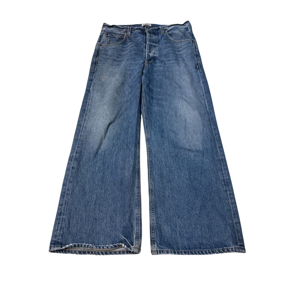 Citizens of Humanity Gaucho Wide Leg Jeans Blue Womens 29X26 USA Organic
